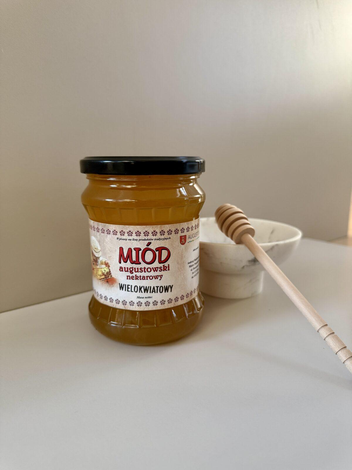 miód naturalny wielokwiatowy 0,5l miód naturalny wielokwiatowy 0,5l